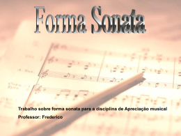 Forma Sonata Allegro