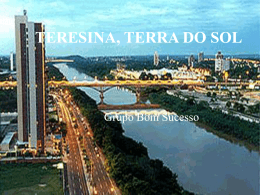 TERESINA, TERRA DO SOL
