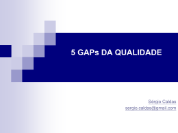 5 Gaps da Qualidade