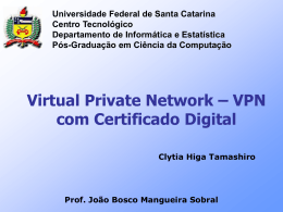 VPN-CertificadoDigital-Clytia - Departamento de Informática e