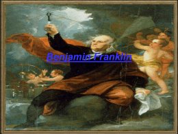 Benjamin Franklin (anderson , mariane e thais) 3 ano b