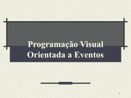 Programação Visual Orientada a Eventos