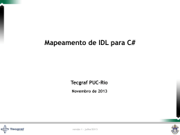Mapeamento de ANY - Tecgraf JIRA / Confluence - PUC-Rio
