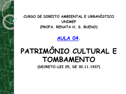 AULA_04_-_PATRIMÔNIO_CULTURAL_E_TOMBAMENTO_