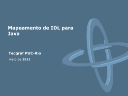 Mapeamento de interface - Tecgraf JIRA / Confluence - PUC-Rio