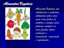 Alimento vegetais