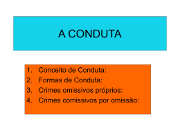 A CONDUTA