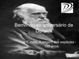 Darwin: aniversário de 200 anos