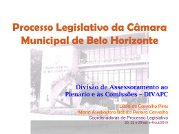 treinamento - Câmara Municipal de Belo Horizonte