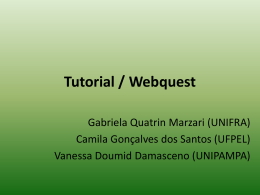 Tutorial Webquest
