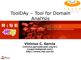 ToolDAy – Tool for Domain AnalYsis