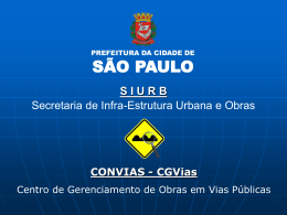 CGVias - Prefeitura de São Paulo