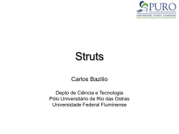 Struts - Universidade Federal Fluminense