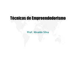 Empreendedorismo - Site do Professor Nivaldo Silva