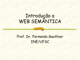 0- Introdução Web Semantica
