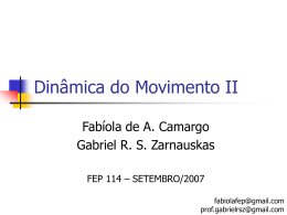 Gabriel e Fabíola: Dinâmica II