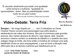 Video-Debate: Terra Fria