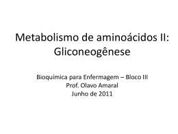 Gliconeogênese - (LTC) de NUTES