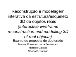Recuperação de medidas e modelagem 3D em tempo real - PUC-Rio