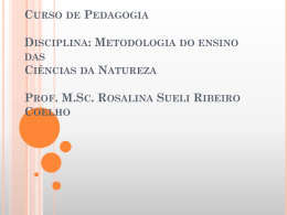método científico - Universidade Castelo Branco