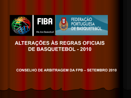 Regras Oficiais de Basquetebol 2010 – Interpretações
