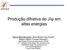 Produção difrativa de J/ψ em altas energias