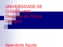 Apendicite Aguda – Aula Teórica