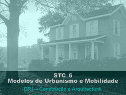 STC_6 Modelos de Urbanismo e Mobilidade