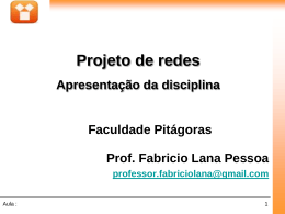 a_Apresentacao - Blog do Professor Fabricio Lana