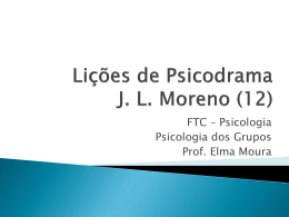 Lições de Psicodrama J. L. Moreno (12)