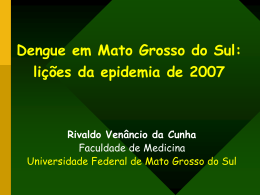 Dengue em Mato Grosso do Sul