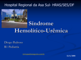 Síndrome Hemolítico-urêmica