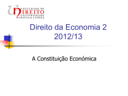 slides 2 - a constituição económica