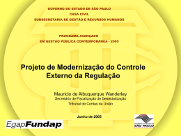 apresentação - Fundap - Governo do Estado de São Paulo