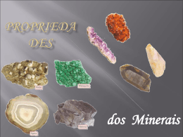 Propriedades dos Minerais