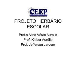 PROJETO HERBÁRIO ESCOLAR.apresentação 1