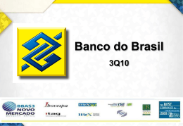 3Q10 - Banco do Brasil