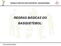Aula 2 – Regras oficiais – Basquetebol – 2014