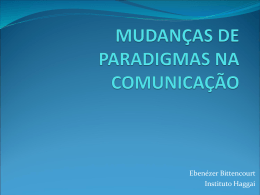 paradigmas e mudanças na comunicação