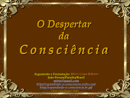 WORKSHOP O DESPERTAR DA CONSCIКNCIA