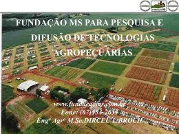 BENEFÍCIOS DA PECUÁRIA (pastagem) PARA A AGRICULTURA