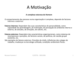 A Motivação - adalid.zeballos