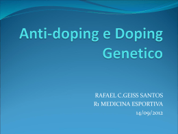 Anti-doping e Doping Genetico