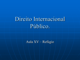 Direito Internacional Público.