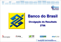 2T06 - Banco do Brasil