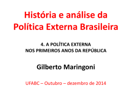 tica Externa Brasileira – Aula 4