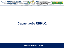 Marcio Paiva - Capacitação RBMLQ-I