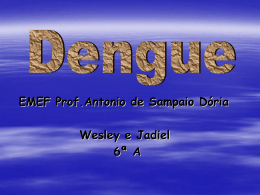 Projeto Dengue - Wesley e Jadiel 6ª A