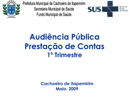 Prestacao_contas_1ºtri2009 - Prefeitura Municipal de Cachoeiro de