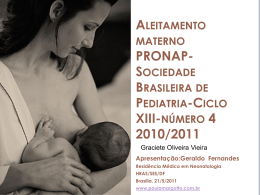 Aleitamento materno - Paulo Roberto Margotto